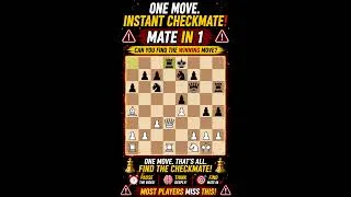 Thumbnail: ONE MOVE TO END THE GAME #chess #ChessPuzzle