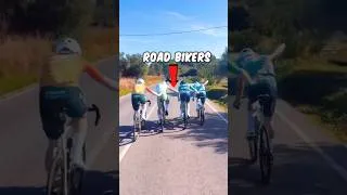 Thumbnail: Joining a road-biker group on a mountian bike 👀