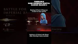 Thumbnail: Dune imperium digital ranked season 2. Gameplay by cheesable #duneimperium