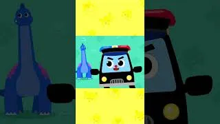 Thumbnail: Vroom! Is the Police Car Faster Than the Velociraptor?💨 | Nursery rhymes & Kids Song | #Cheetahboo