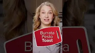 Thumbnail: #shorts  Burrata Pesto Toast - great holiday app!
