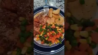 Thumbnail: Frozen Lemon Butter Glazed Salmon #shorts