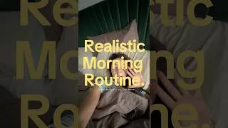 Thumbnail: My realistic morning 🥱🌟
