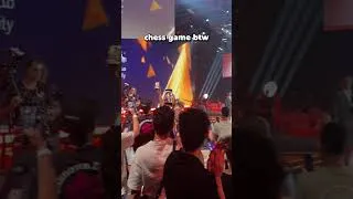 Thumbnail: The #EWC Crowd Was PACKED For Chess 🙌🔥
