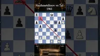 Thumbnail: Nezhmetdinov ने Tal के दोनों Rooks कुर्बान कर दिए! 😱 | INSANE Chess Game