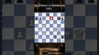 Thumbnail: #capablanca DESTROYS Spielmann With Pure Chess Precision! #shorts