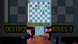 Thumbnail: When Javokhir Sindarov Destroyed Hikaru Nakamura in 22 moves !! 🤯🤯