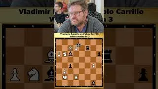 Thumbnail: MATE IN 3!! 🔥 EPISHIN STRIKES ♟️ #VladimirEpishin #ChessShorts #Checkmate