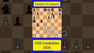 Thumbnail: Sindarov vs Caruana || Fide Candidates, 2026 #chess