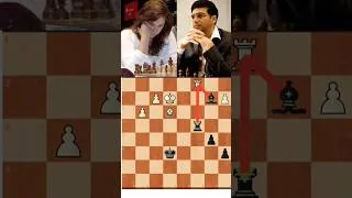 Thumbnail: Judit Polgar defeated Viswanathan Anand#chess#checkmate
