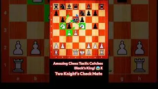 Thumbnail: Unstoppable Two Knights Checkmate!🔥🔥🔥#chess #shorts