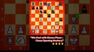 Thumbnail: "Brilliant Giuoco Piano Trap! #ChessTricks"