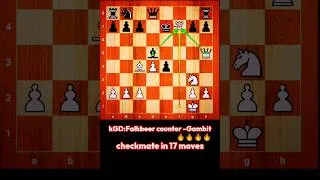 Thumbnail: "Brilliant 17-Move Checkmate in Falkbeer Counter-Gambit!"#chess