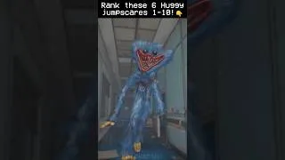 Thumbnail: The 6 SCARIEST Huggy Wuggy Jumpscares Ever! #poppyplaytime #huggywuggy #jumpscare