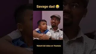 Thumbnail: Savage dad 😂 #comedy #funny #2024