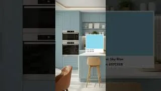 Thumbnail: Blue Kitchen Color Ideas That Are So In Right Now! #Shorts