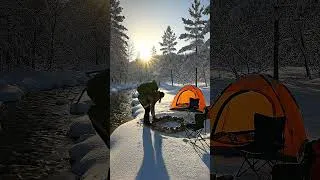 Thumbnail: From Snow to Cozy Camp in the Sun ❄️☀️🔥