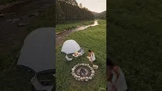 Thumbnail: She Built This Beautiful Camp Alone 🌿✨