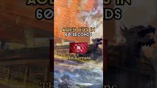 Thumbnail: The Koreans - AOE4 Civs in 60 Seconds #aoe4 #korea