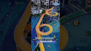 Thumbnail: wholesale new design kid fiberglass water park slip slide fly dock water slides for sale