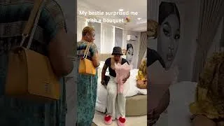 Thumbnail: My bestie surprised me with a bouquet 💐 and a perfume just three days I traveled 🧳 awwwww❤️❤️❤️