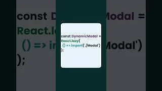 Thumbnail: Faster loading time with code splitting in React JS | React Lazy loading