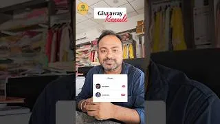 Thumbnail: 🎉 LIVE Giveaway Winner Announcement 🏆 Congratulations to Our Lucky Winners! 🎁 #chitrafashions