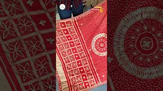 Thumbnail: 😍 Royal Rajasthani Bandhani Saree ✨ Ghatchola Pallu & Gota Patti Work | Must See! 👑 #chitrafashions