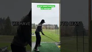 Thumbnail: Driver speed training game (baseball) with the rapsodo mlm2pro #golf
