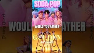 Thumbnail: K-Pop Demon Hunters - Would You Rather Challenge - Who is Your Favorite Group 👀😍❤️