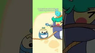Thumbnail: When Thug of War Gets TOO Serious 😂 | New Anime in Hindi  Rokuro  #shorts #anime #meme #onam