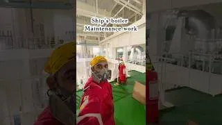 Thumbnail: Marine Engineering: How Ships Clean Steam Boilers! ⚓️ huge machinery on ship 😲🚢