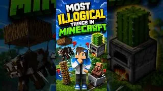 Thumbnail: MOST ILLOGICAL THINGS IN MINECRAFT! #shorts