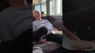 Thumbnail: The hungry dog and the sleeping dad