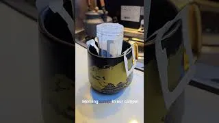 Thumbnail: UNPAID AD   Freshly brewed coffee in our camper, with new filter types for just one mug