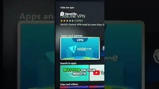 Thumbnail: Install hide me VPN on Fire Stick in Seconds!