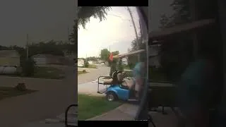 Thumbnail: drunk lady in a golf cart looped