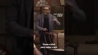 Thumbnail: #ChrisBrown as the “rehab counselor” had #KevinHart confused 😂🔥 #Breezy #Shorts #Comedy