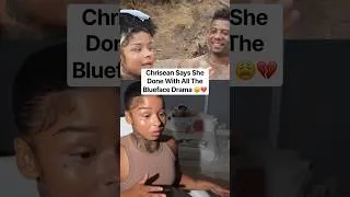 Thumbnail: Chrisean Says She Done With All The Blueface Drama 😩💔 #chriseanrock #blueface #ytshorts