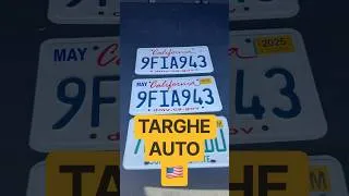 Thumbnail: Le targhe delle auto 🇺🇸? 2 o 1? - americanata del giorno #auto #targa #usa