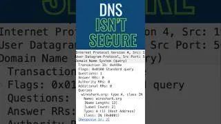 Thumbnail: DNS Is Not Secure - See Why In 30 Seconds