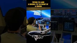 Thumbnail: Trying to land a 737 in front of a crowd
