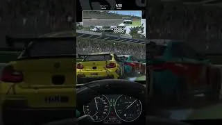 Thumbnail: Last lap battling at its best #simracing #raceroom #shorts