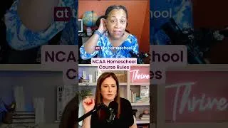 Thumbnail: NCAA Homeschool Course Rules #homeschoolmom #homeschoolingfun #homeschooling