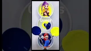 Thumbnail: Yellow + Blue = What Color? Mario vs K-Pop Color Challenge! 🌈