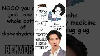 Thumbnail: A Tiktoker Drank 2 Bottles Benadryl 🥴