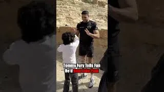 Thumbnail: Tommy Fury Tells Fan He'd Win In A Fight Against Jake Paul