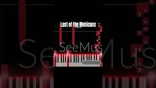 Thumbnail: The Last of the Mohicans EASY Piano Tutorial 🎹  #piano #pianotutorial #tutorial #shorts