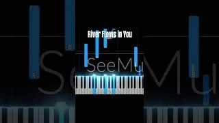 Thumbnail: River Flows in You EASY Piano Tutorial 🎹  #piano #pianotutorial #shorts