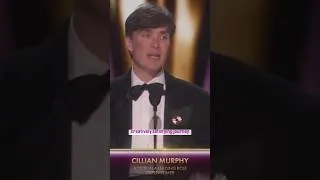Thumbnail: Cillian Murphy Best Actor Oscars Speech #shorts